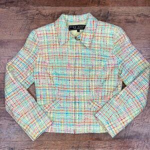 Tina Hagen Colorful Tweed Blazer 🇺🇸 Made in USA